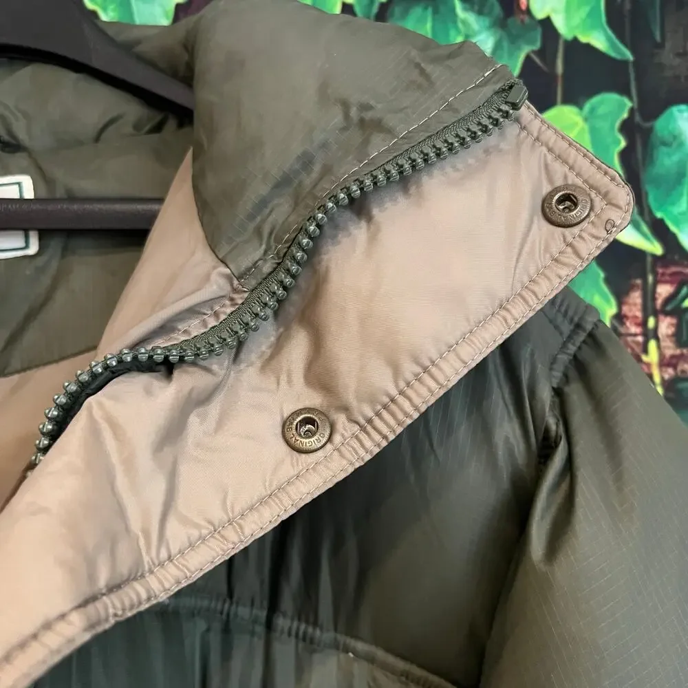 Vintage LL Bean GOOSE DOWN Full Zip Puffer Jacket Coat Mens XLT TALL Pockets
